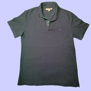 Burberry London Polo Men's Blue Short Sleeve Slim Fit medium